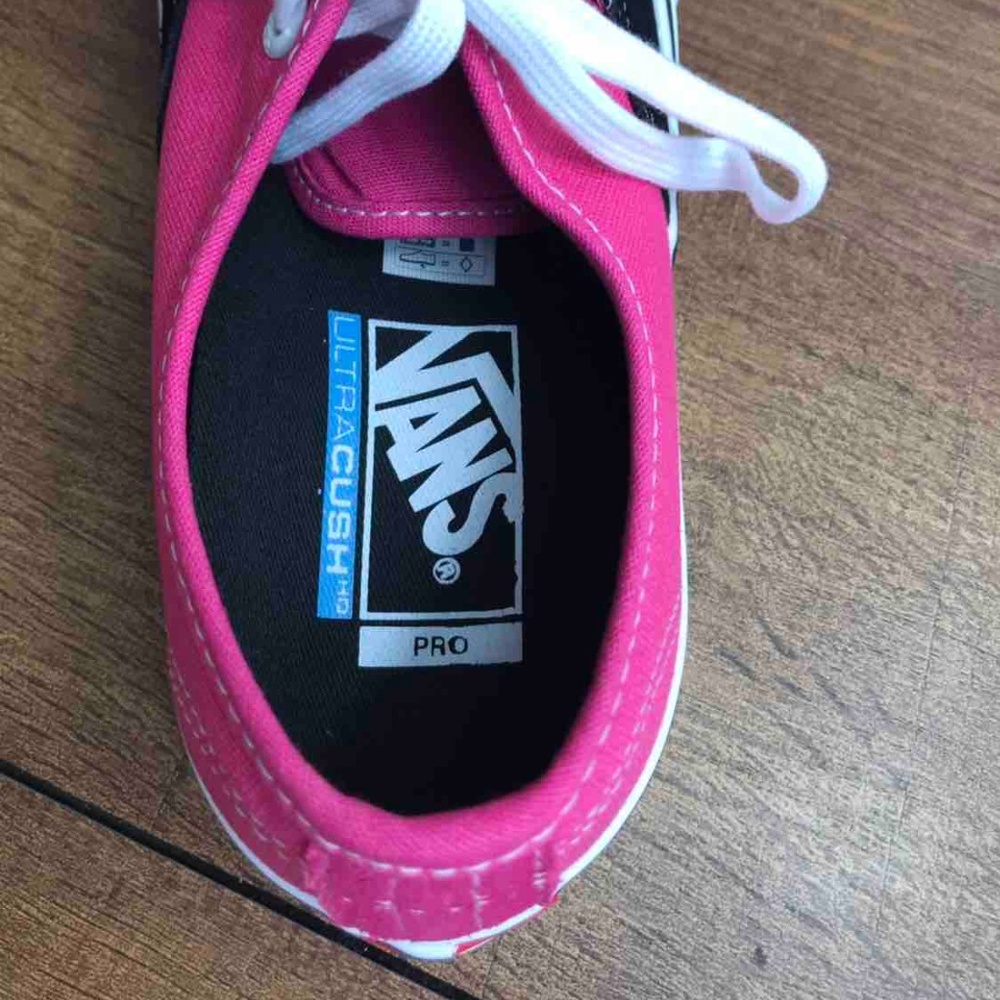NWT VANS Authentic Pro Black Magenta W AUTHENTIC - Picture 7 of 8